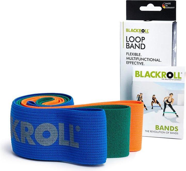 Produktbild Blackroll Loop Band Set (0.30 m, Leicht, Mittel, Stark)