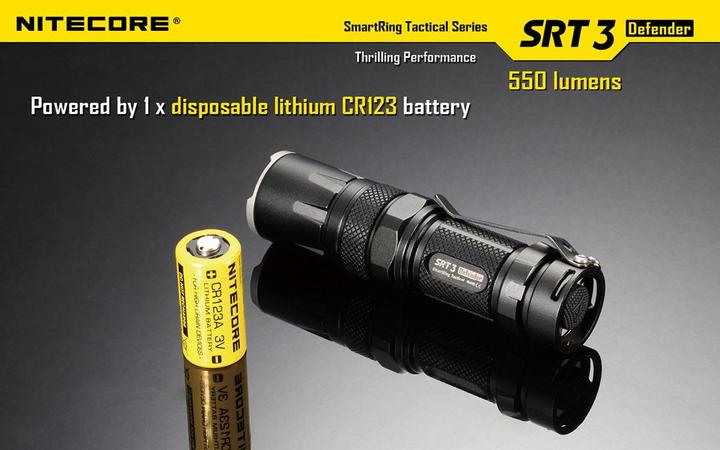 Produktbild Nitecore Srt3 (10 cm, 550 lm)