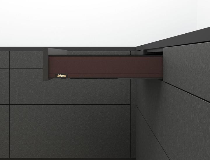 Produktbild Blum LEGRABOX special edition Dekorelement Höhe M, NL 300 mm, Noble Rust