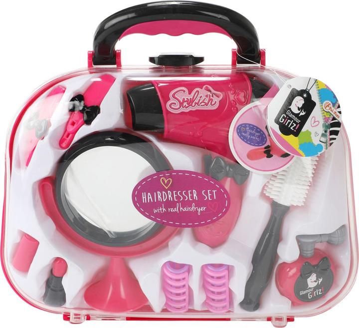 Image du produit Toi-Toys Kit de coiffure Glamour Shine avec sèche-cheveux fonctionnel