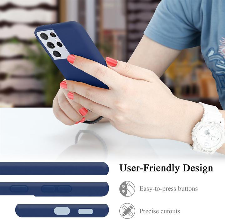 Produktbild Cadorabo TPU Liquid Silicone Case Cover (Samsung Galaxy S21 Ultra)