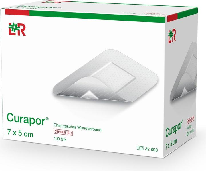 Actual product image Curapor Surgical wound dressing 10x8cm sterile (5 x)