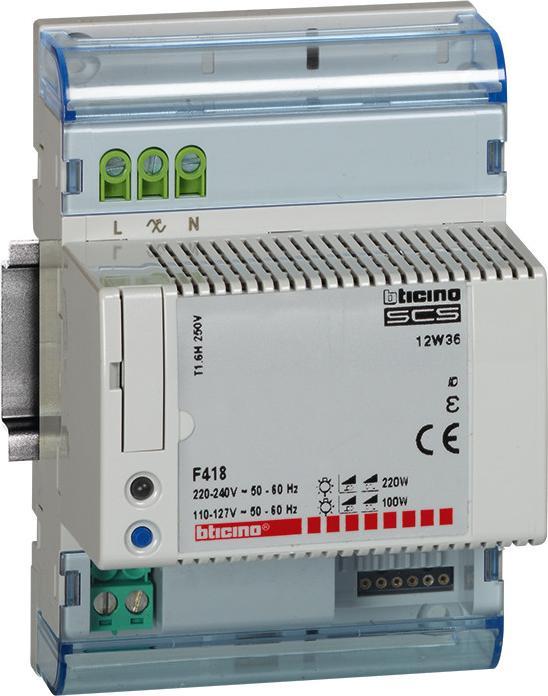 Image du produit Bticino SCS Variateur universel. Reg F418U2 2X300Va F418U2