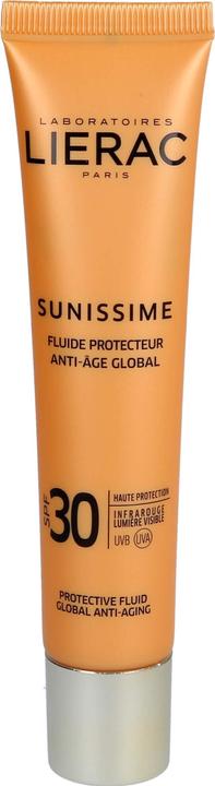 Actual product image Lierac Fluide Sun Protection Factor 30 (Sun cream face, SPF 30, 40 ml, 65 g)