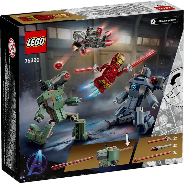 Produktbild LEGO Iron Man & War Machine vs. Hammer-Drohnen (76320, LEGO Marvel)