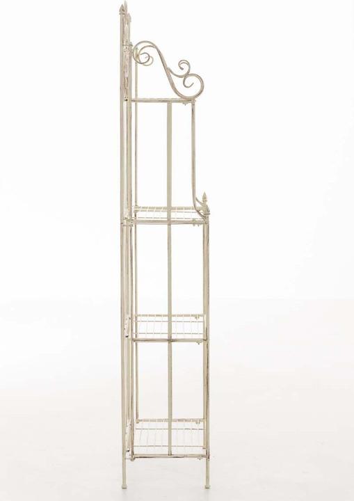 Actual product image CLP Flora shelving unit, antique cream (66 x 32 x 175 cm)