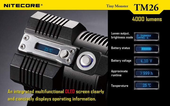 Produktbild Nitecore TM26 QuadRay (14.20 cm, 4000 lm)