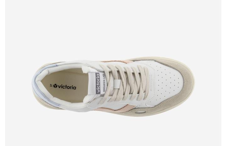 Actual product image Victoria Women's leather-effect low-top Trainers (41)