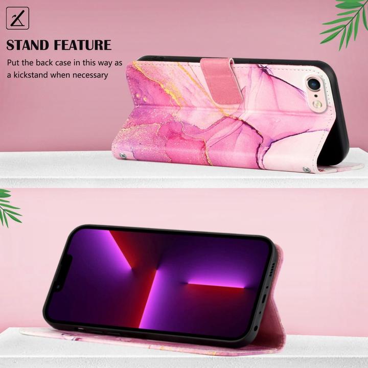 Actual product image König Design Case Mobile Protection for Apple iPhone SE 2022 Case Cover Wallet 360 Degree (Apple iPhone 7)
