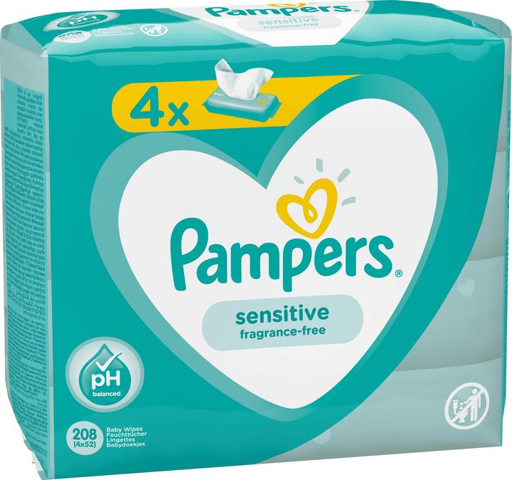 Image du produit Pampers Sensitive (208 pièce(s))