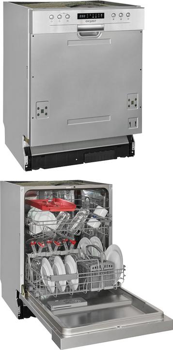 Actual product image Exquisit EGSP9414-EB-030D inox, dishwasher (built-in)