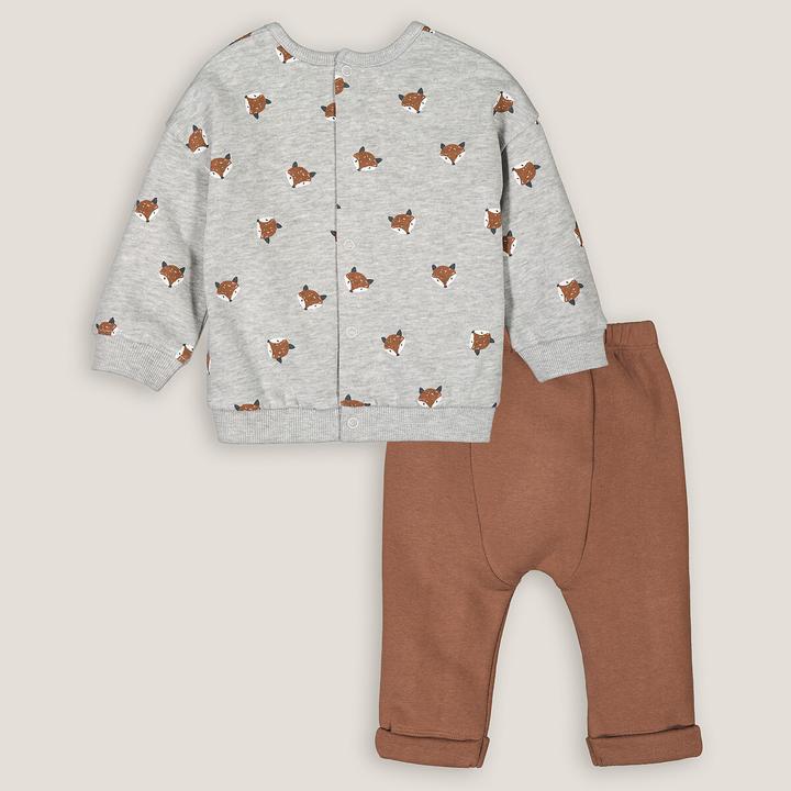 Actual product image La Redoute Collections 2-piece set of sweatshirt and sweatpants (50)