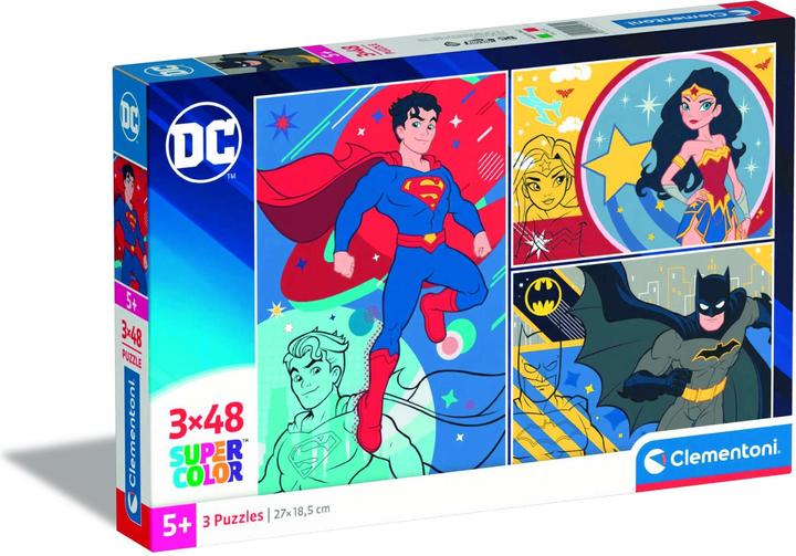 Produktbild Clementoni 3x48 Stk. - Dc comics (48 Teile)