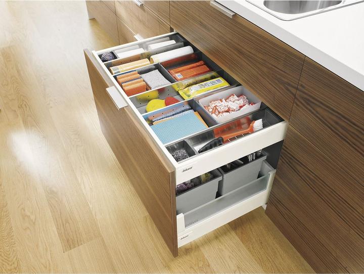 Actual product image Blum Orga-Line cutlery tray divider set KB 450-599mm, NL 550mm, grey