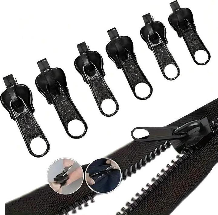 Actual product image Cbx 6 replacement zip pullers, zip fastener replacement zipper
