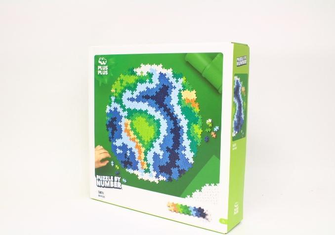 Image du produit Plus-Plus Puzzle By Number Earth 800pcs - (3914) (800 pièces)