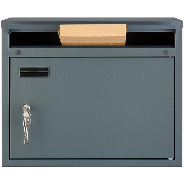 Actual product image SafePost 910PZ Briefkasten mit Profilzylinder anth