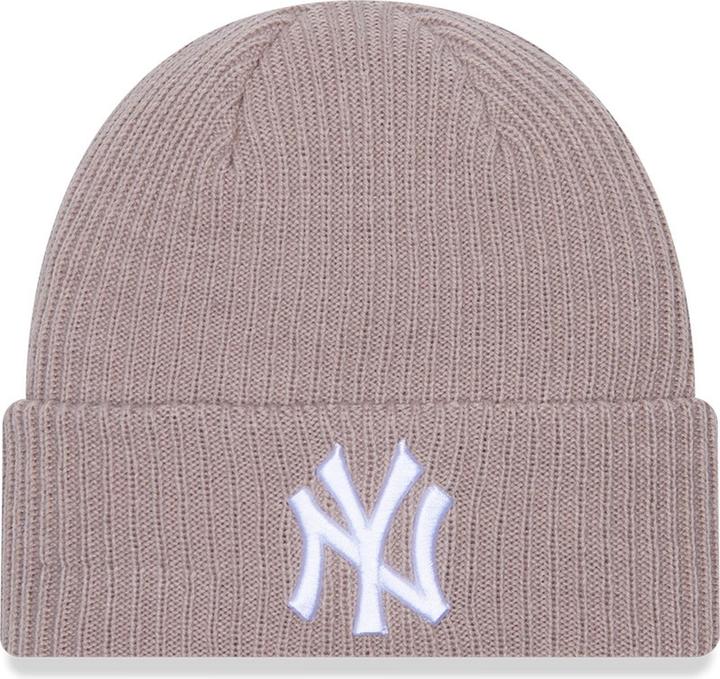 New Era Beanie New York Yankees Ash Brown