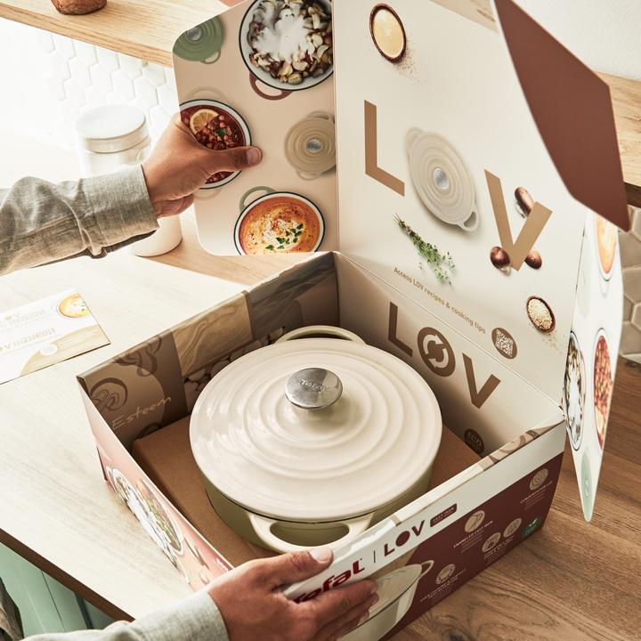 Immagine prodotto Tefal LOV pirofila (25 cm, Pirofila + casseruola, Pentola, Ghisa)