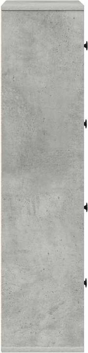 Immagine prodotto VidaXL Libreria in cemento grigio 60x24x101,5 cm materiale a base di legno