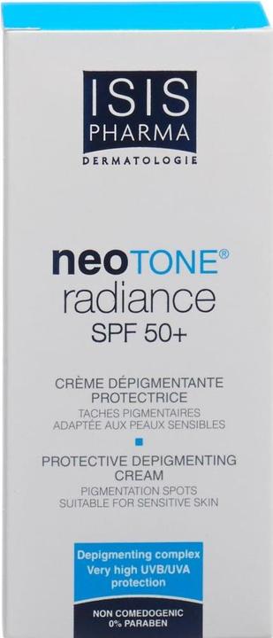 Actual product image Isispharma Neotone Radiance (Suntan cream, SPF 50+, 30 ml)