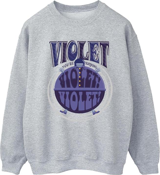 Immagine prodotto Willy Wonka & the Chocolate Factory Violet Turning Violet Felpa Donna (L)