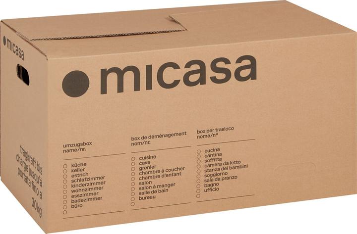 Produktbild micasa Zügelbox (33 x 63.5 x 33 cm)