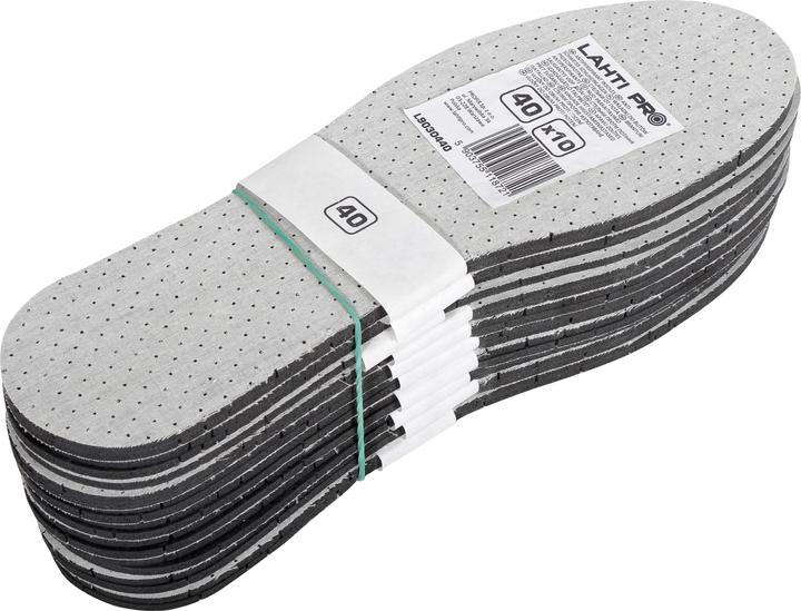 Actual product image Lahti Pro Antiperspirant shoe insoles, 10 pairs, "41", lahti