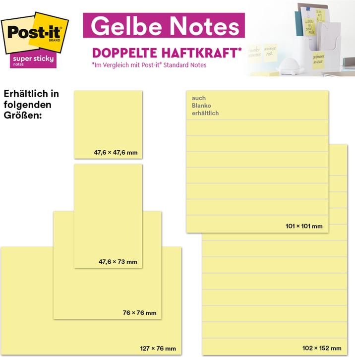 Produktbild Post-it Standard (76 x 76 mm)