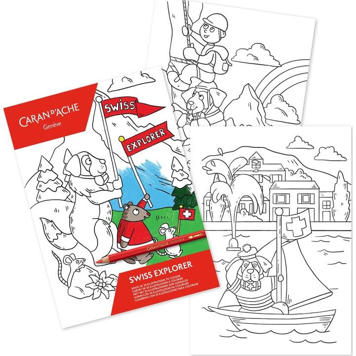 Immagine prodotto Caran d'Ache Swiss Explorer Malbuch