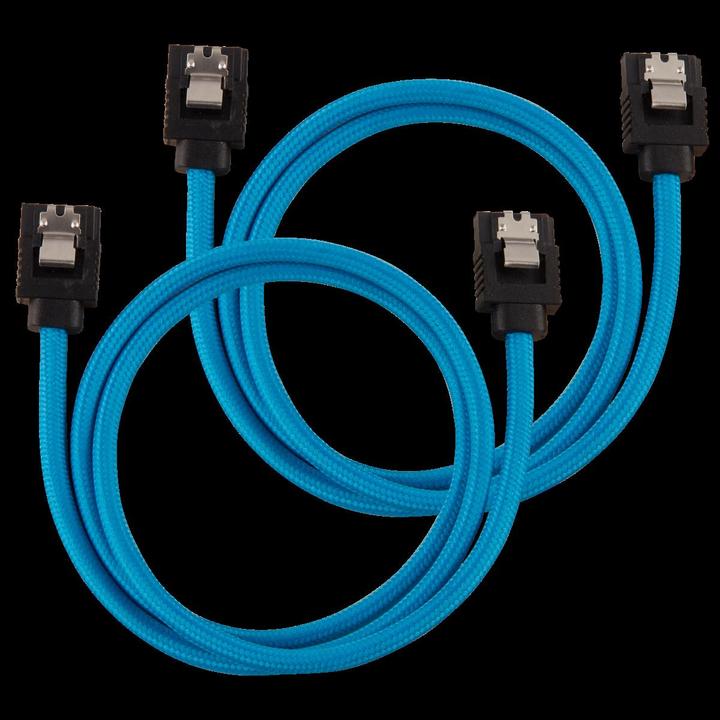 Actual product image Corsair Sheathed premium SATA cable