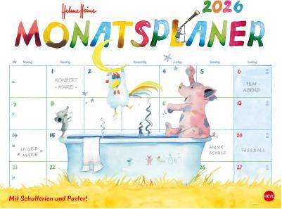 Produktbild Helme Heine: Monatsplaner 2026 (44 x 34 cm, Harter Einband, Deutsch)