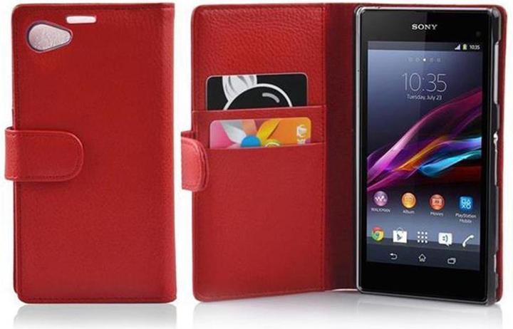 Productafbeelding Cadorabo Boek met structuur omslag (Sony Xperia Z1 Compact)
