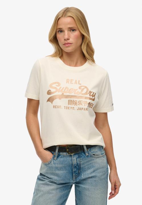 Actual product image Superdry Vl Metallic Tee (16)
