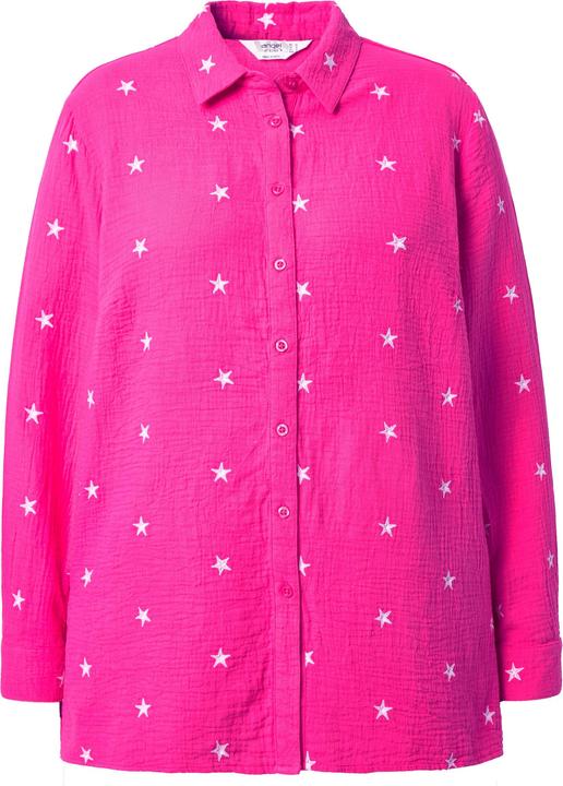 Produktbild Angel of Style Musselin-Bluse, oversized, Sternen-Stickerei (58)