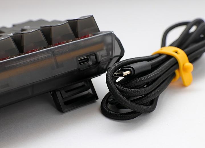 Actual product image Ducky One 3 Aura Black Mini Gaming Keyboard, RGB LED - Kailh Jellyfish Y (US) (Eng. Int., Cable)