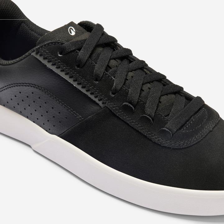 Actual product image Oxelo Skateschuhe Damen/Herren niedrig Cupsole - Crush 500 schwarz/weiss (43)