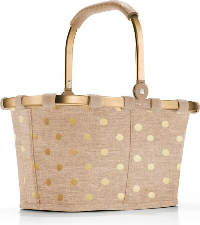 Produktbild reisenthel carrybag XS frame metallic dots coffee
