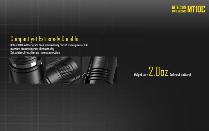 Immagine prodotto Nitecore Mt10c (9.12 cm, 920 lm)