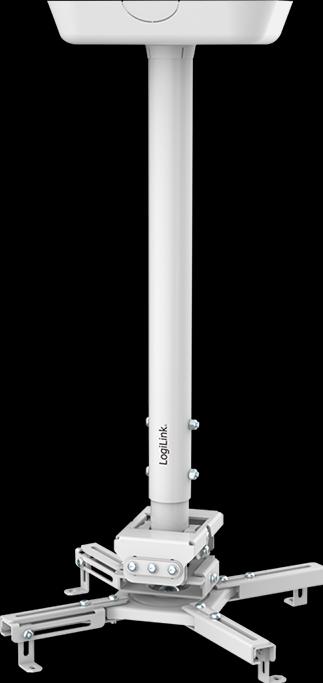 Actual product image LogiLink beamer bracket arm length 595-895 mm white (Ceiling)