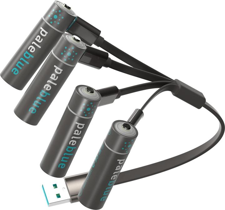 Immagine prodotto Pale Blue AA, confezione da 4 (4 pz., AA, 1560 mAh)