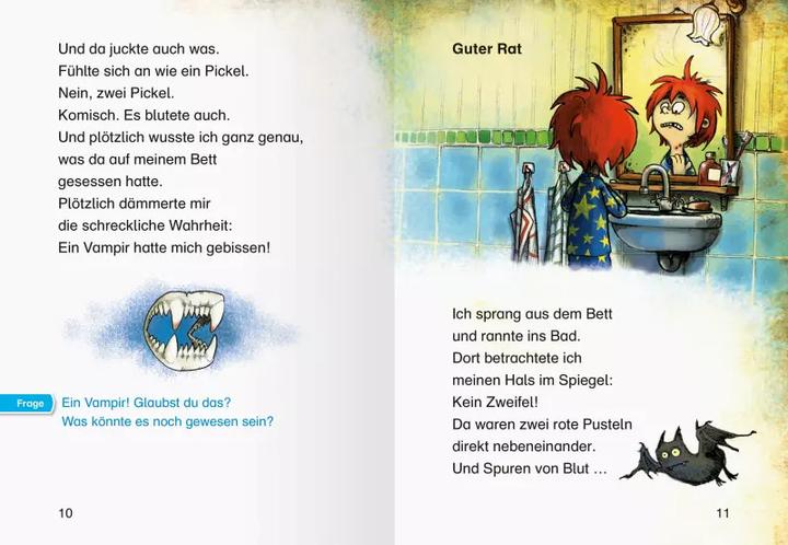 Actual product image Ravensburger Hilfe, ich bin ein Vampir! - Leserabe 2. Klasse - Erstlesebuch für Kinder ab 7 Jahren (German, Susan Niessen, 2022)