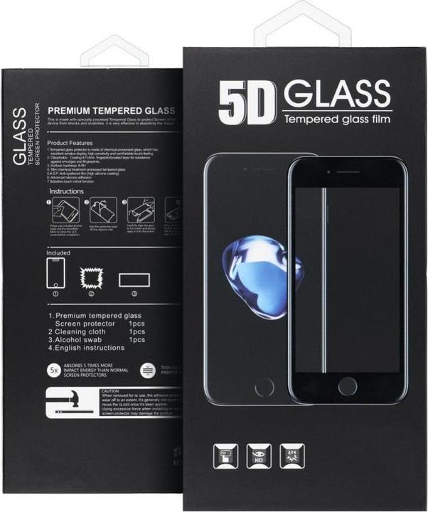 Image du produit OEM 2 Products without IMEI/SN 5D Full Glue Tempered Glass - for Huawei Mate 20 Lite black (2 pièce(s), Mate 20 Lite)