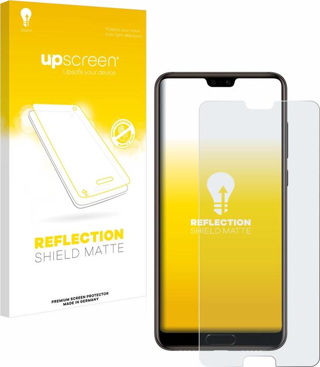 Produktbild upscreen Schutzfolie Displayschutz Displayschutzfolie Folie Matt Entspiegelungsfolie (1 Stück, Huawei P20)
