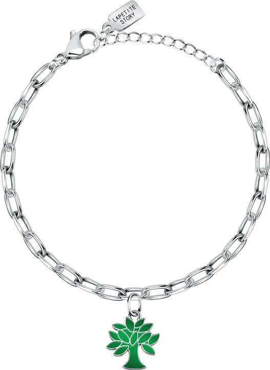 La Petite Story Friendship Armband (19 cm, Edelstahl, Emaille)