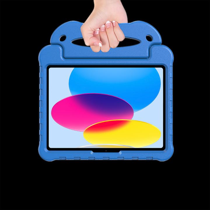Produktbild Cazy Schutzhülle Kompatibel mit iPad 2022 (10th Gen) Kinderhulle Back Cover Ultra für Kinder mit Griff - (iPad 2022 (10. Gen))
