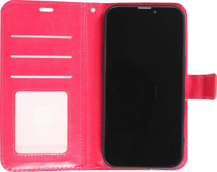 Produktbild PhoneLook Hülle Premium Flip Dunkelrosa (Apple iPhone 16 Pro)