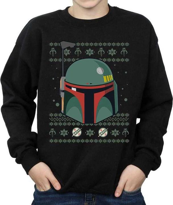 Star Wars Boba Fett Christmas Sweatshirt Jungen