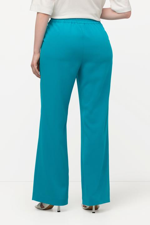 Image du produit Ulla Popken Pantalon de tailleur à jambe droite et large. Taille élastique (44)