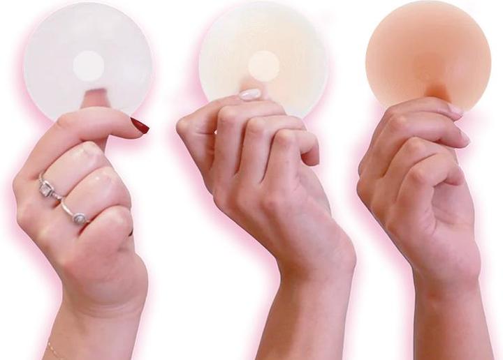 Actual product image Booby Tape Silicone Nipple Covers (Single pack, One size)